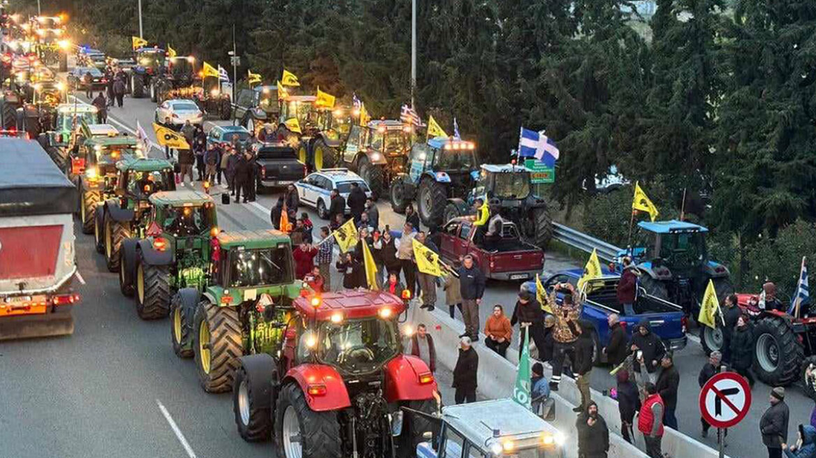 Πορεία αγροτών στο κέντρο – Ποιοι δρόμοι παραμένουν κλειστοί στην Αθήνα