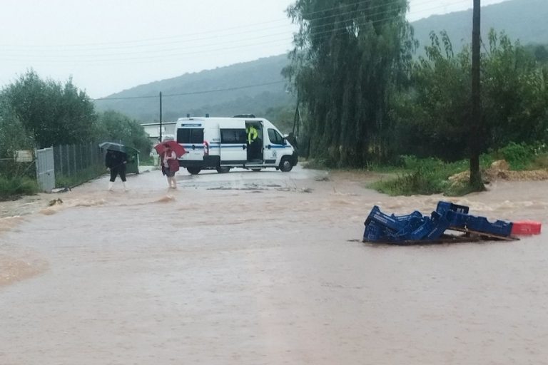Σε κατάσταση έκτακτης ανάγκης ο Δήμος Ναυπλιέων μετά τη σφοδρή κακοκαιρία