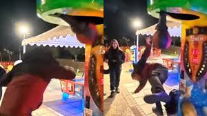 Viral o Ευτύχης Μπλέτσας: Η επική τούμπα στο λούνα πάρκ