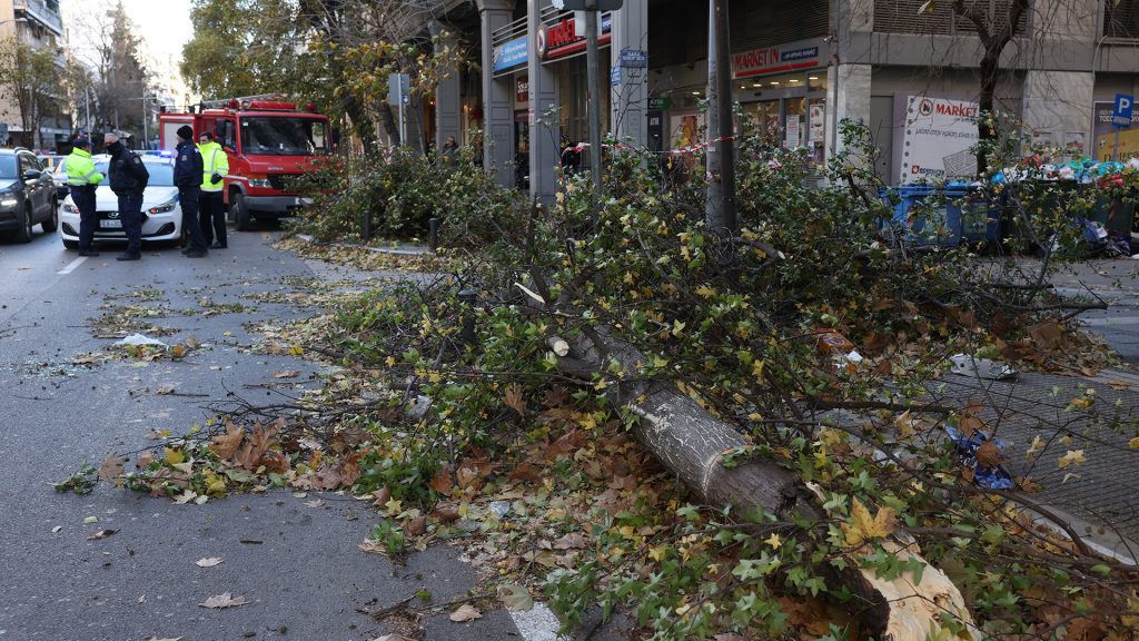 Χαμηλές θερμοκρασίες στην Κεντρική Μακεδονία – 710 κλήσεις στην Πυροσβεστική λόγω ανέμων