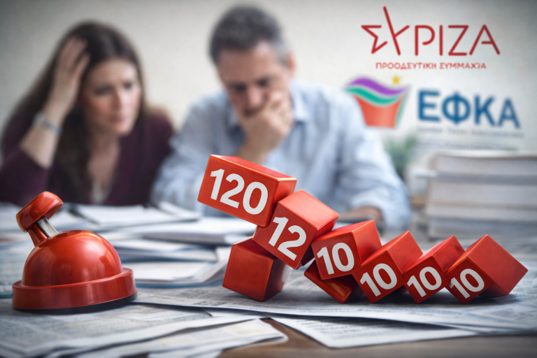 ΣΥΡΙΖΑ-ΠΣ: Μαζική κατάρρευση των ρυθμίσεων οφειλών προς τον ΕΦΚΑ