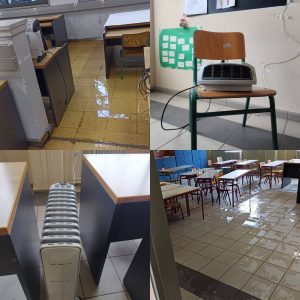 Αττική: Πλημμυρισμένα τα σχολεία και χωρίς θέρμανση μετά την κακοκαιρία (φωτο)