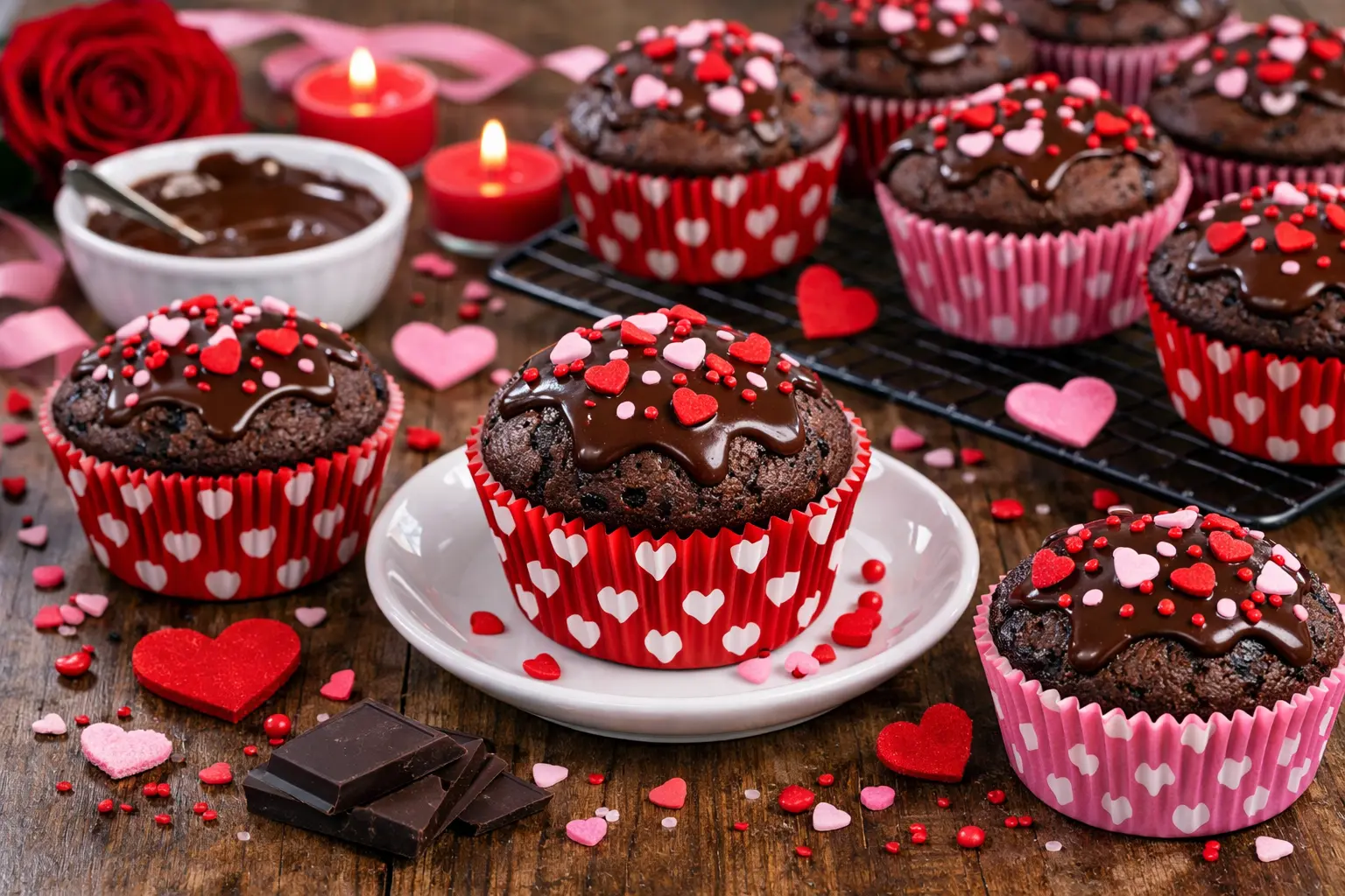 Αγίου Βαλεντίνου: Φτιάξε τα πιο λαχταριστά Muffins σοκολάτας με υλικά των 6€