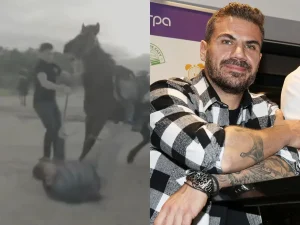 Πτώση και τραυματισμός για τον Άκη Πετρετζίκη – «Αυτό δεν πήγε καλά»