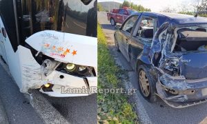 Φθιώτιδα: Σύγκρουση λεωφορείου ΚΤΕΛ Θεσσαλονίκης με ΙΧ