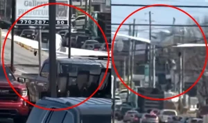 Βίντεο-σοκ: Αεροπλάνο προσγειώθηκε στην άσφαλτο εν μέσω κυκλοφορίας