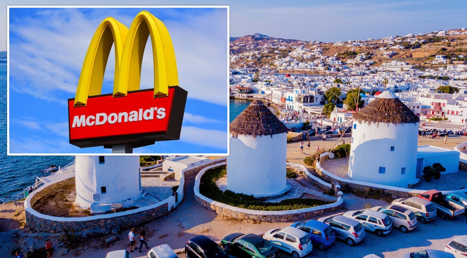 McDonald’s vs Σουβλατζίδικα: Το δίλημμα που διχάζει τη Μύκονο