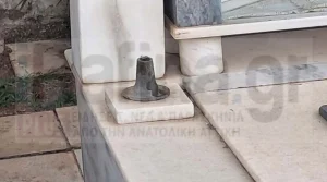 Ραφήνα: Βανδαλισμοί σε τάφους και κλοπές στο κοιμητήριο – Μηνύσεις κατά αγνώστων