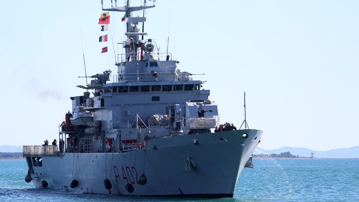 Η ιταλική φρεγάτα Federico Martinengo έφτασε στην Κύπρο