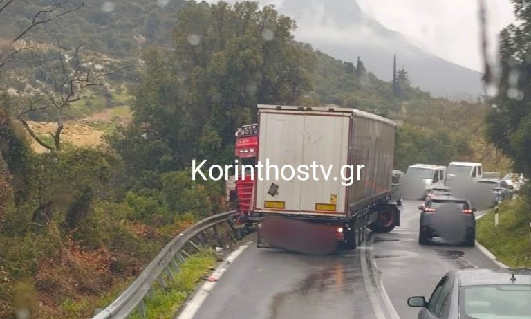 Τροχαίο με νταλίκα στην παλιά εθνική Κορίνθου – Άργους
