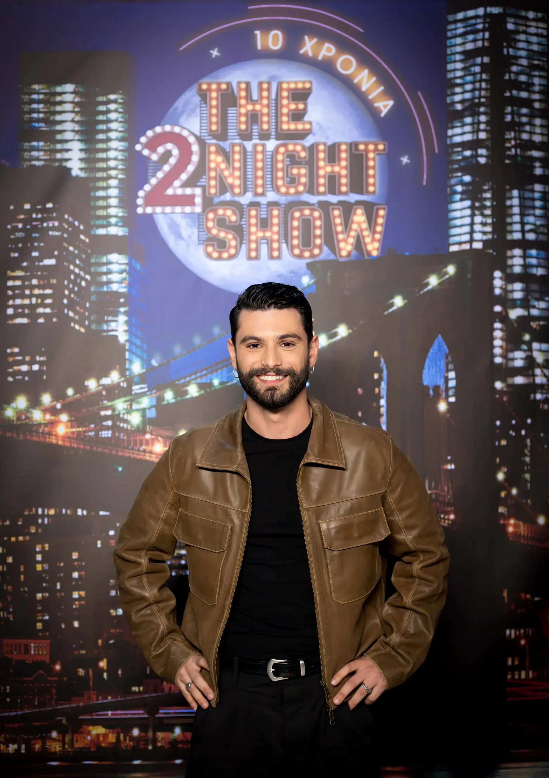Ο Βασίλης Μηλιώνης στο The 2Night Show (Πηγή φωτογραφίας: ΑΝΤ1)