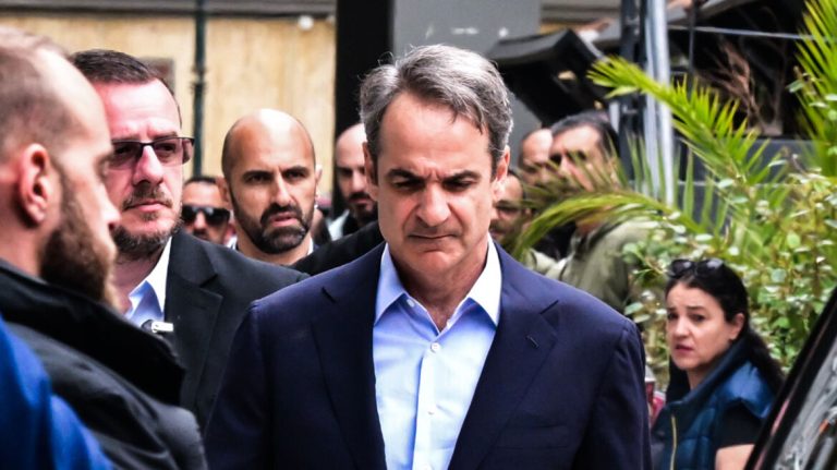 Στον Ευαγγελισμό ξανά ο Κυριάκος Μητσοτάκης για τον Γιώργο Μυλωνάκη