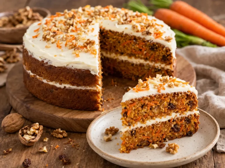 Carrot cake χωρίς αυγά και βούτυρο με υλικά των 3€