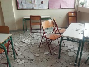 Πόρτο Ράφτη: Στο πειθαρχικό 22 δάσκαλοι μετά την πτώση ταβανιού σε σχολείο