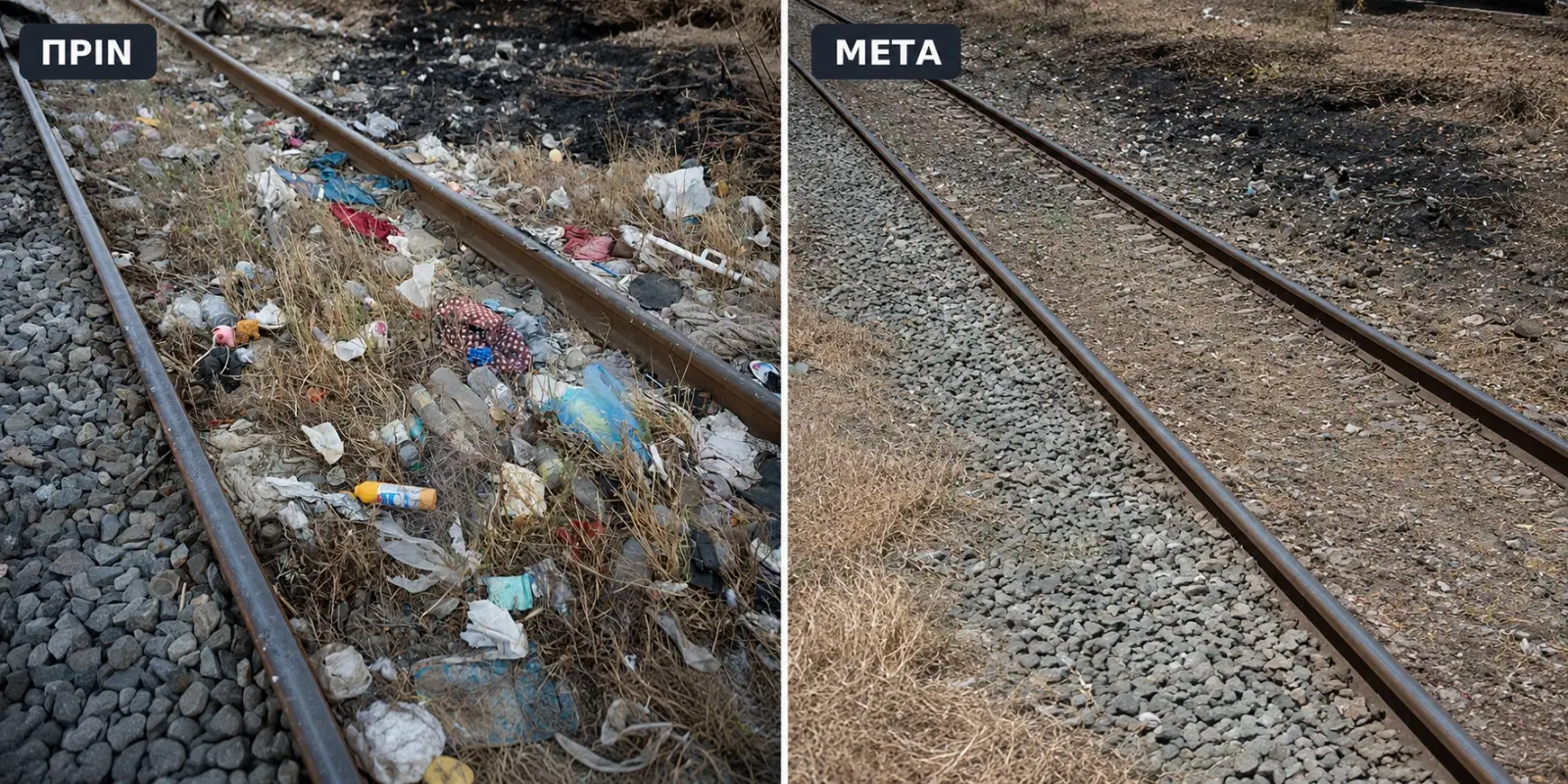 Μάζεψαν 11 τόνους σκουπιδιών σε μία μέρα