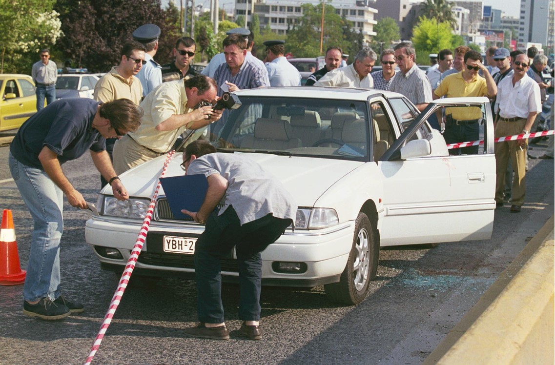 Η «17 Νοέμβρη» δολοφονεί τον Στίβεν Σόντερς στη Λεωφόρο Κηφισίας