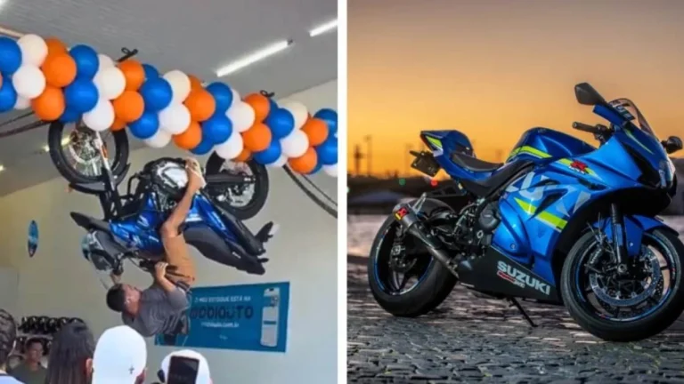 Viral στη Βραζιλία: Κρέμασαν μηχανή ανάποδα και την χάριζαν σε όποιον άντεχε 10 λεπτά