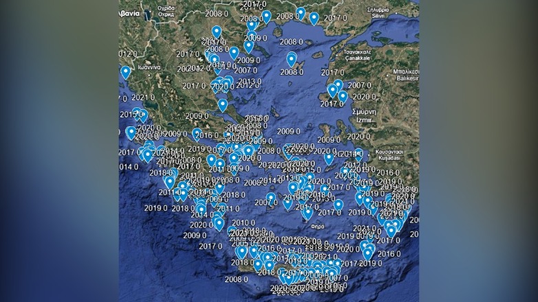 Λαγοκέφαλοι: Δείτε τον διαδραστικό χάρτη με τις επικίνδυνες παραλίες