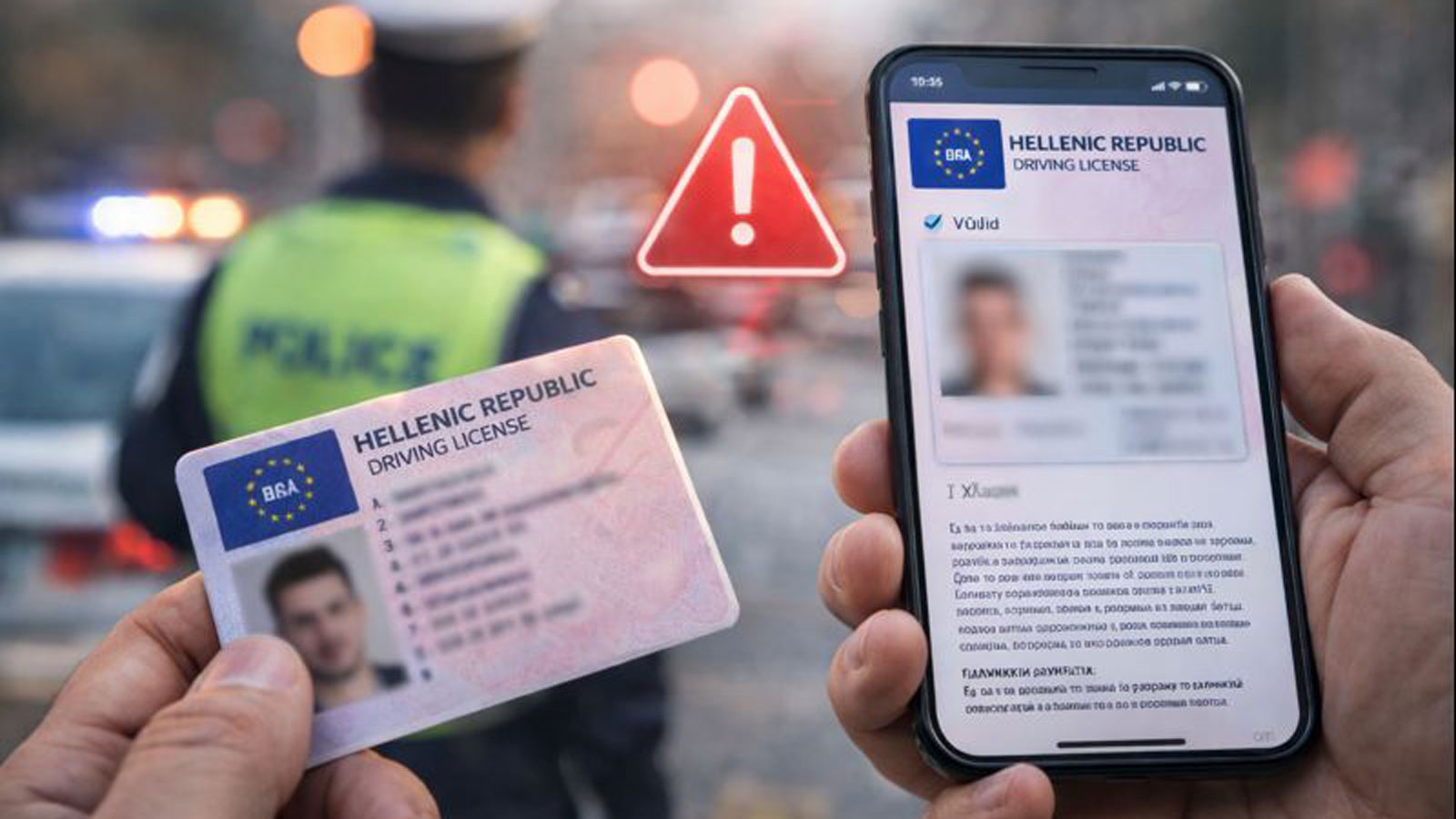 Ψηφιακό δίπλωμα: Αρκεί σε έλεγχο της Τροχαίας;