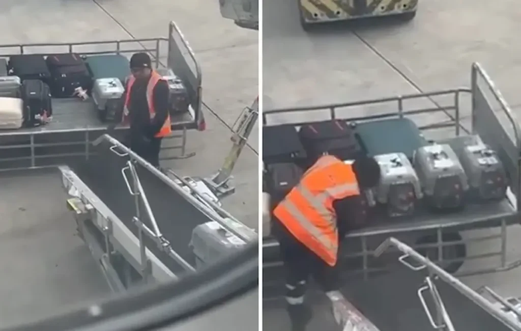 Viral η τρυφερή κίνηση εργαζομένου στο «Ελευθέριος Βενιζέλος» προς διασωθέντα ζώα