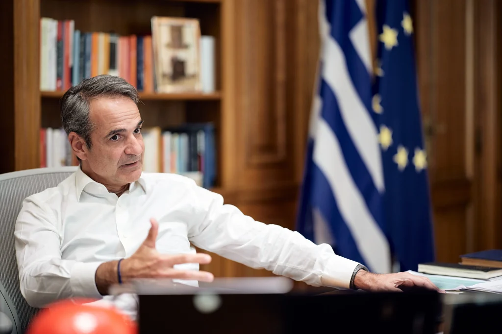 Ο πρωθυπουργός Κυριάκος Μητσοτάκης