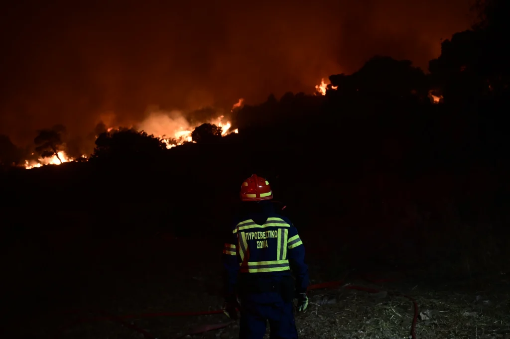 Πυρκαγιά στο Πόρτο Γερμενό. Παρασκευή 31 Ιουλίου 2026 (ΜΙΧΑΛΗΣ ΚΑΡΑΓΙΑΝΝΗΣ/EUROKINISSI)