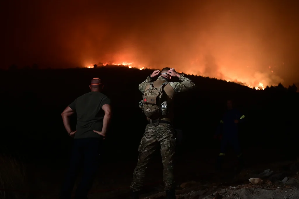 Πυρκαγιά στο Πόρτο Γερμενό. Παρασκευή 31 Ιουλίου 2026 (ΜΙΧΑΛΗΣ ΚΑΡΑΓΙΑΝΝΗΣ/EUROKINISSI)