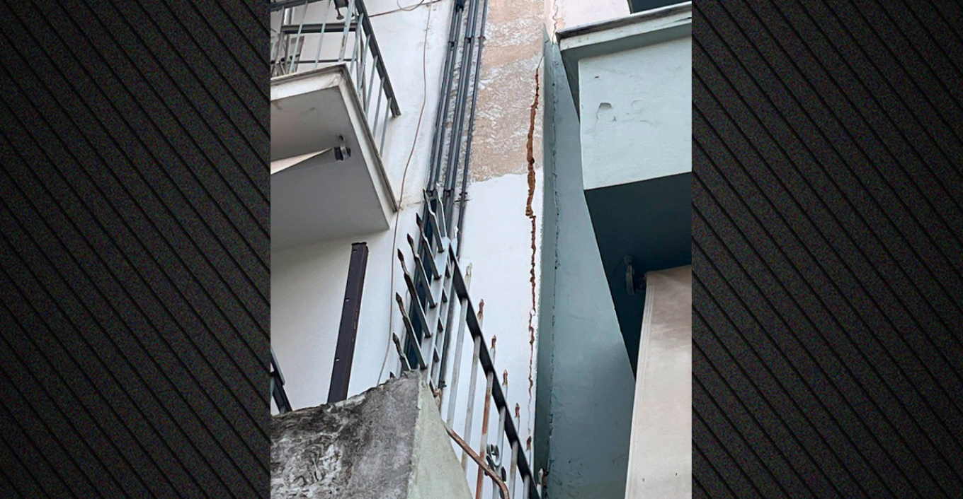 Ανησυχία στην Κυψέλη για ρωγμές και καθιζήσεις από τη διέλευση του μετροπόντικα