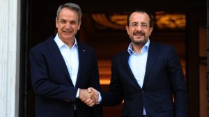 Μητσοτάκης: Απόλυτη στήριξη στις πρωτοβουλίες Χριστοδουλίδη για επανέναρξη των συνομιλιών στο Κυπριακό