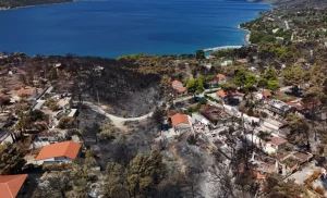 Πόρτο Γερμενό: Η φωτιά «ανέβασε» τη θερμοκρασία έως και 14°C