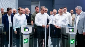 Στη Θεσσαλονίκη ο πρωθυπουργός στην παράδοση της επέκτασης του μετρό προς Καλαμαριά