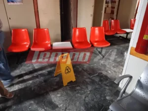 Νοσοκομείο “Αγιος Ανδρέας”: «Πνίγηκε» στα νερά το Ταχύρρυθμο – Εκκενώθηκε το κτίριο
