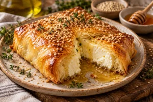 Φέτα σε σφολιάτα με μέλι: Το ορεκτικό που θα εξαφανιστεί πρώτο από το τραπέζι