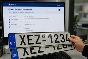 Πινακίδες κυκλοφορίας: Πώς θα επιλέγουμε αριθμό – Η νέα διαδικασία και το κόστος