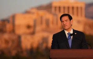 Μάρκο Ρούμπιο στην Πνύκα: «Η Αθήνα μάς έδωσε τη δημοκρατία»