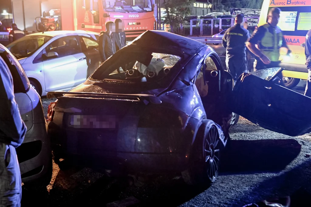 Τροχαίο δυστύχημα στην είσοδο της πόλης της Κορίνθου. Σάββατο 3 Οκτωβρίου 2026 (ΒΑΣΙΛΗΣ ΨΩΜΑΣ / EUROKINISSI)