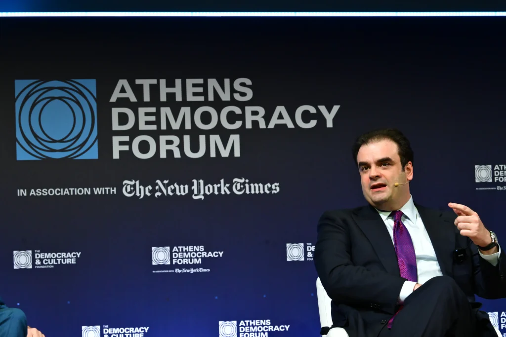 ΣΥΝΕΔΡΙΟ ATHENS DEMOCRACY FORUM 2026 / ΣΥΖΗΤΗΣΗ ΚΥΡΙΑΚΟΣ ΠΙΕΡΡΑΚΑΚΗΣ-THOMAS FRIEDMAN (ΤΑΤΙΑΝΑ ΜΠΟΛΑΡΗ / EUROKINISSI)